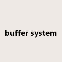 buffer system是什么意思