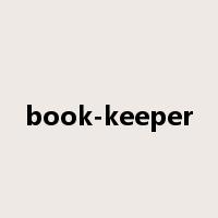 book-keeper是什么意思