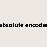 absolute encoder是什么意思