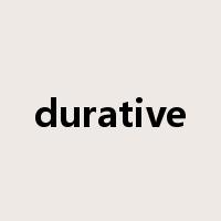 durative是什么意思