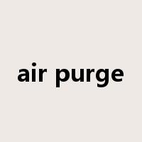 air purge是什么意思