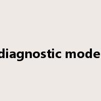 diagnostic model是什么意思