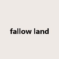 fallow land是什么意思