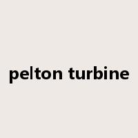 pelton turbine是什么意思