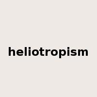 heliotropism是什么意思