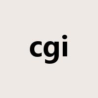 cgi是什么意思