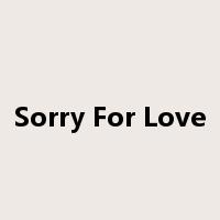 Sorry For Love是什么意思