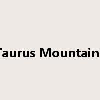 Taurus Mountains是什么意思