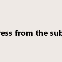 digress from the subject是什么意思