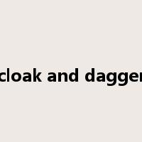 cloak and dagger是什么意思