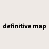definitive map是什么意思