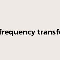 high-frequency transformer是什么意思