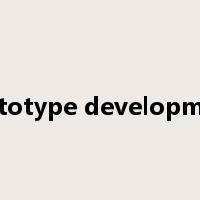 prototype development是什么意思