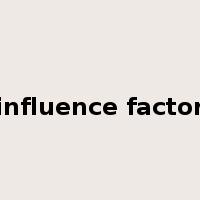influence factor是什么意思