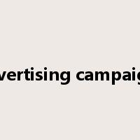 Advertising campaigns是什么意思