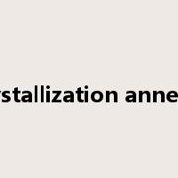 recrystallization annealing是什么意思