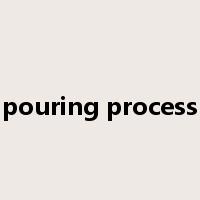 pouring process是什么意思