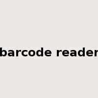 barcode reader是什么意思