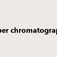 paper chromatography是什么意思