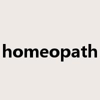 homeopath是什么意思