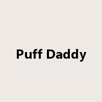 Puff Daddy是什么意思