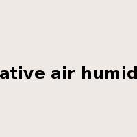 relative air humidity是什么意思