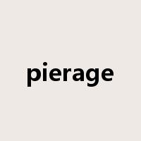 pierage是什么意思