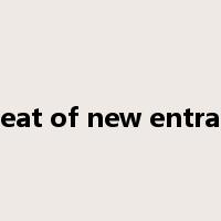 threat of new entrants是什么意思