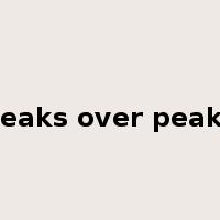 peaks over peaks是什么意思
