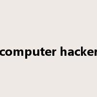 computer hacker是什么意思