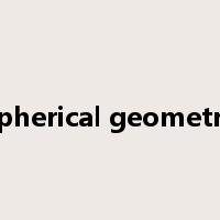spherical geometry是什么意思