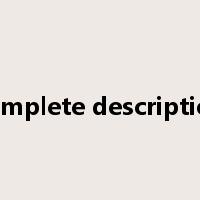 complete description是什么意思