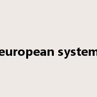 european system是什么意思