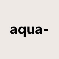 aqua-是什么意思