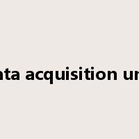 data acquisition unit是什么意思