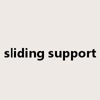sliding support是什么意思