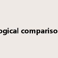 logical comparison是什么意思