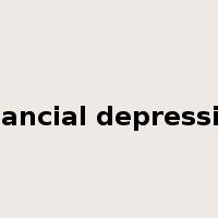 financial depression是什么意思