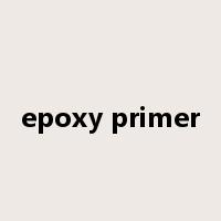 epoxy primer是什么意思
