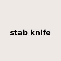 stab knife是什么意思