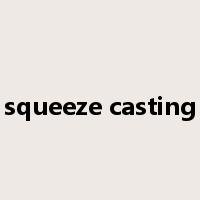 squeeze casting是什么意思