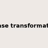 phase transformation是什么意思