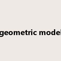 geometric model是什么意思