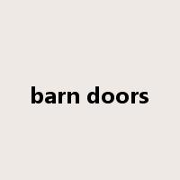 barn doors是什么意思