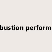 combustion performance是什么意思