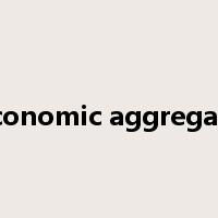 economic aggregate是什么意思