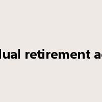 individual retirement account是什么意思
