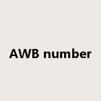 AWB number是什么意思