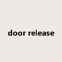 door release是什么意思