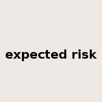 expected risk是什么意思